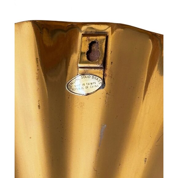 Vintage Genuine Solid Brass Wall Hanging Fans With Dragon Design - Picture 5 of 6